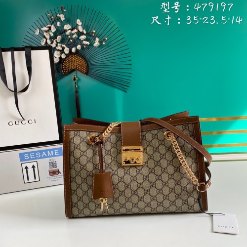  Handbag   Gucci   479197  size   35*23.5*14  cm