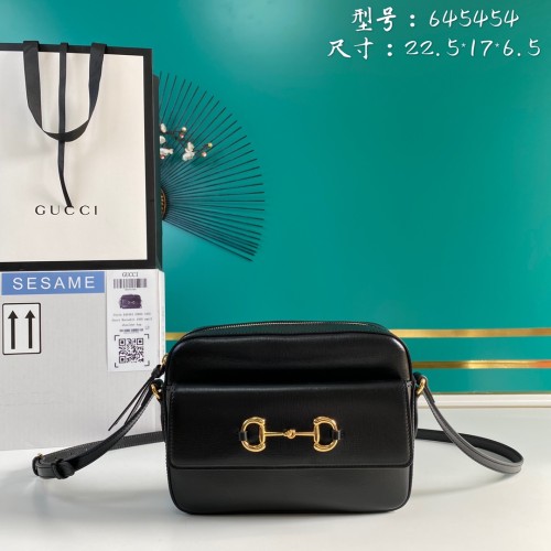  Handbag   Gucci   645454   size  22.5*17*6.5   cm