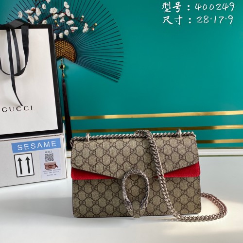  Handbag  Gucci 400249  size 28*17*9 cm