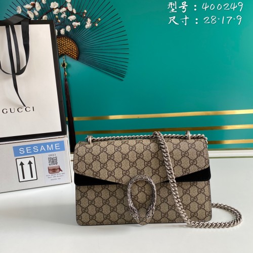  Handbag  Gucci  400249 size 28*17*9  cm