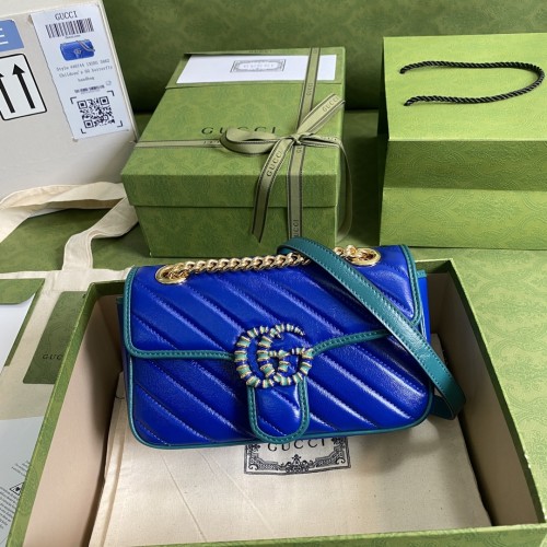  Handbag   Gucci  446744  size  22*14*6  cm