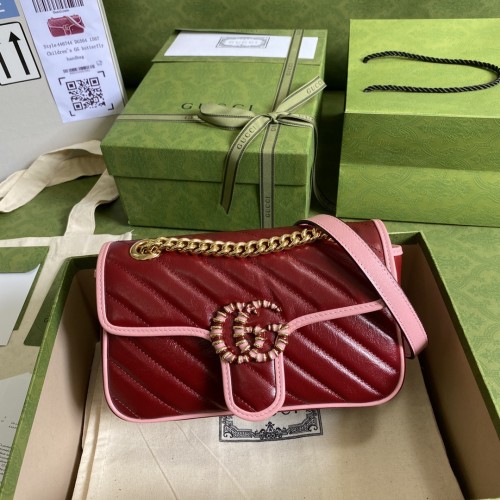 Handbag   Gucci   446744  size   22*14*6  cm