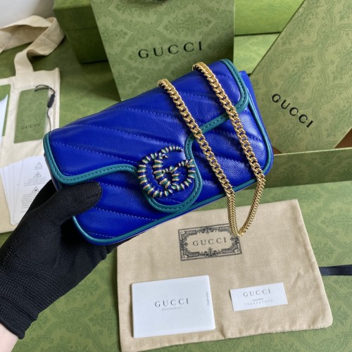  Handbag   Gucci  574969   size  16.5*10.2*5.1  cm