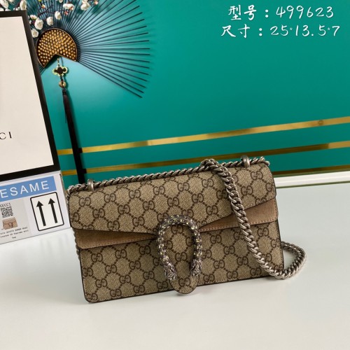  Handbag   Gucci 499623 size 25*13.5*7 cm