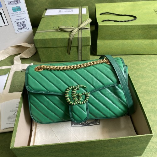  Handbag    Gucci   443497  size  26*15*7  cm 