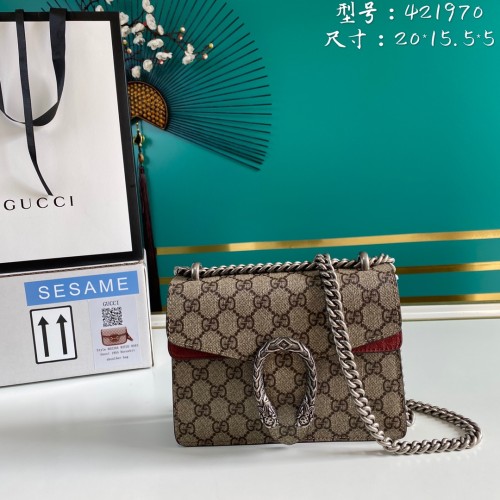  Handbag  Gucci 421970  size  20*15.5*5  cm