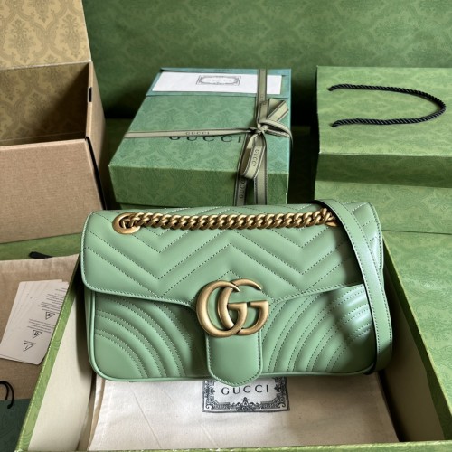  Handbag   Gucci  443497  size  26*15*7 cm
