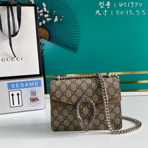  Handbag  Gucci  421970 size 20*15.5*5 cm