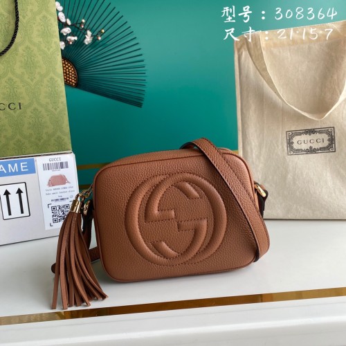  Handbag   Gucci 308364 size  22*15*7  cm