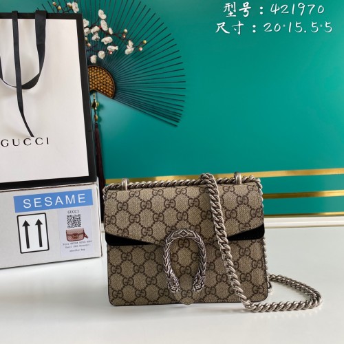  Handbag  Gucci 421970  size 20*15.5*5 cm