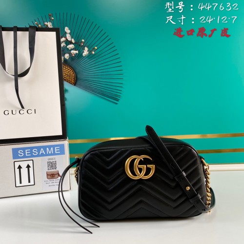  Handbag Gucci 447632  size  24*12*7  cm