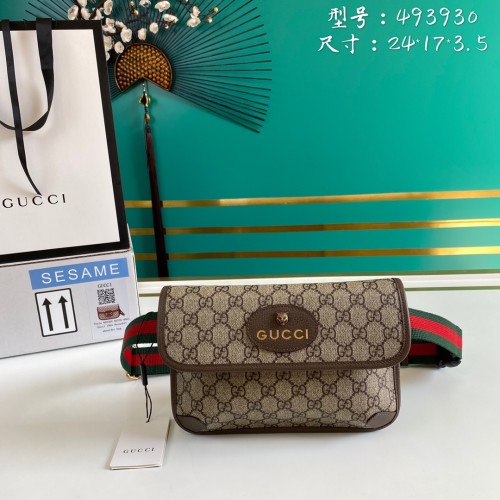  Handbag  Gucci   493930  size  24*27*3.5  cm