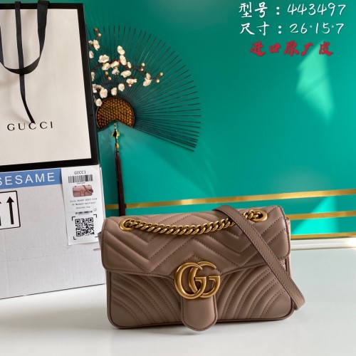  Handbag   Gucci  443497 size 26*15*7 cm
