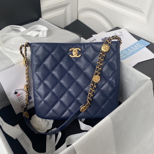  Handbag   Chanel  AS3400 size 24.5x21.5x8 cm 