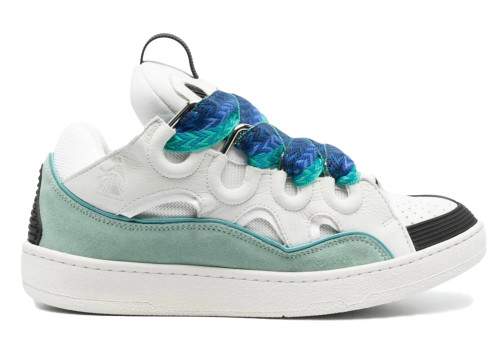 Lanvin Curb Sneaker White Blue