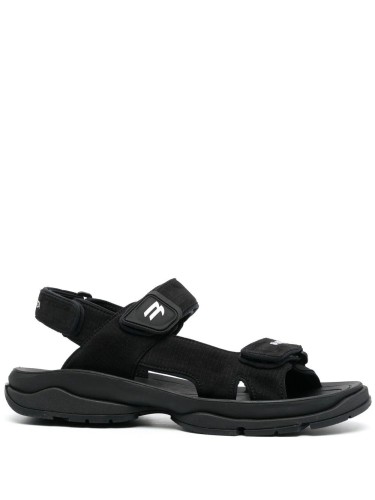 Balenciaga Tourist logo Velcro sandals