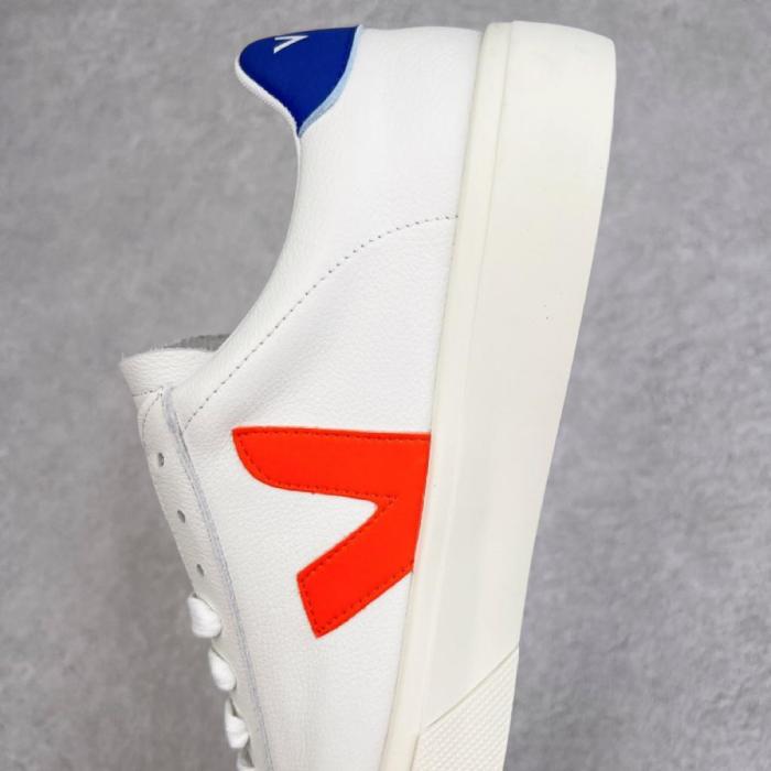 Veja Campo Low Chromefree White Red