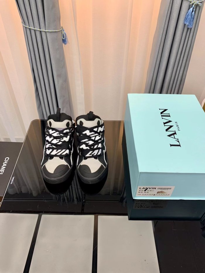 Lanvin Curb Sneaker Black Grey