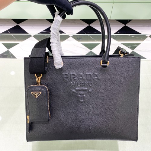 handbags prada 1BA335 size:33*26*11cm