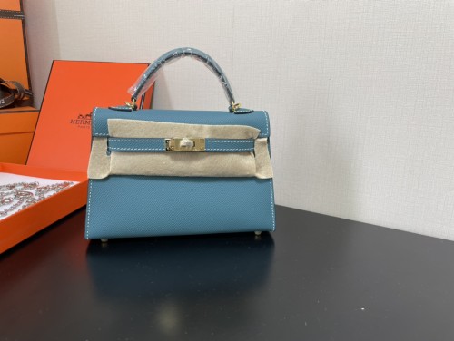  Handbags Hermes Kelly size:19.5 cm