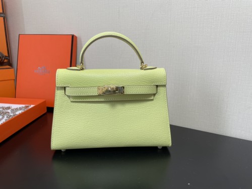  Handbags Hermes Kelly size:19.5 cm