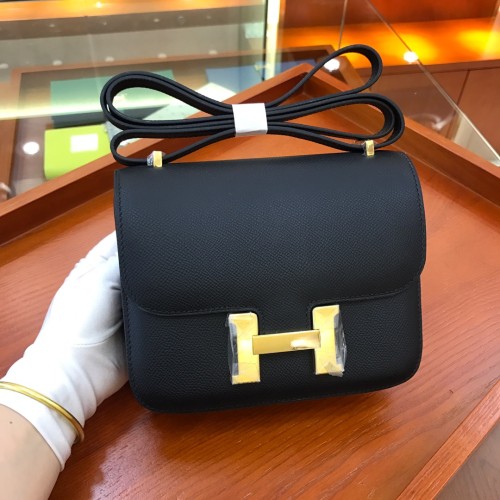  Handbags Hermes Constance size:18 cm