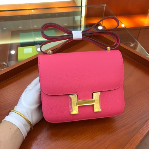  Handbags Hermes Constance  size:18 cm
