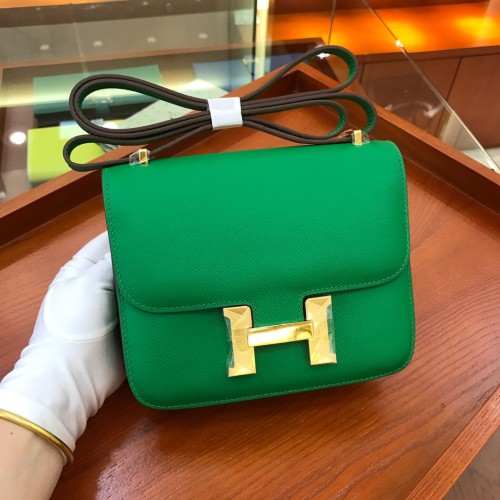  Handbags Hermes Constance size:18 cm