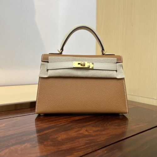  Handbags Hermes Kelly size:19 cm