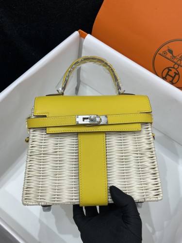  Handbags Hermes Kelly size:20cm