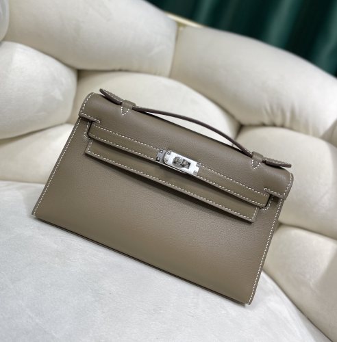  Handbags Hermes Kelly size:22 cm