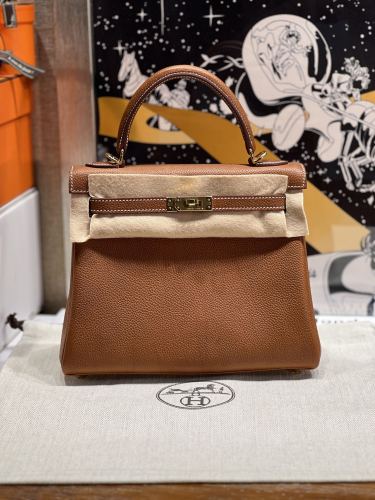  Handbags Hermes Kelly size:25 cm