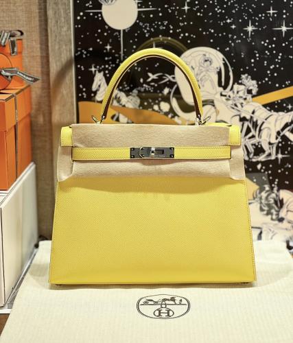  Handbags Hermes Kelly size:25 cm