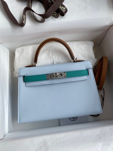  Handbags Hermes Mini Kelly size:19 cm