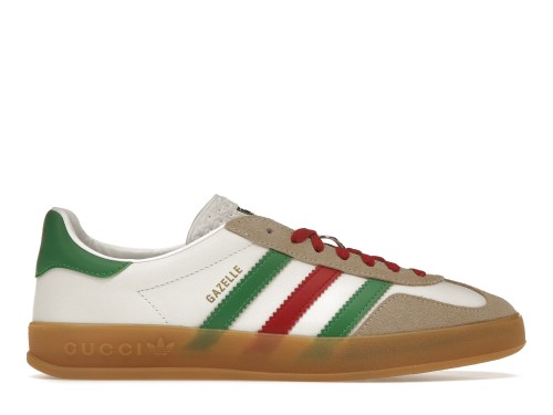 adidas x Gucci Gazelle White Green Red