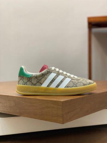 adidas x Gucci Gazelle Beige GG Monogram