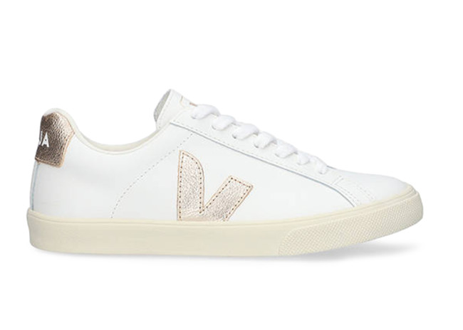 Veja Esplar Leather White Platine