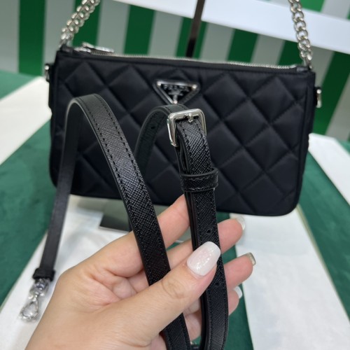  Handbags Prada 1BH026 size:25*14.5*6 cm
