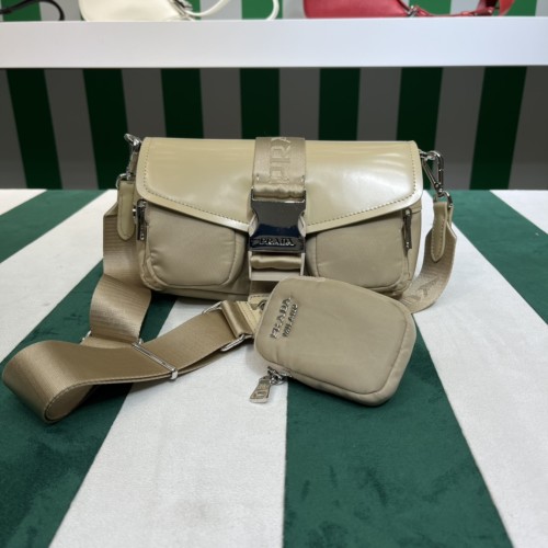  Handbags Prada 1BD295  size:22*7.5*14 cm