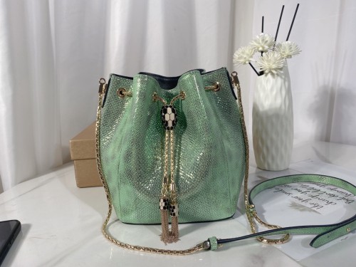  Handbags Bvlgari 28761491050 size:6*19*11 cm