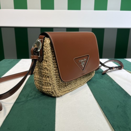  Handbags Prada 1BD243 size:20*6.5*15 cm