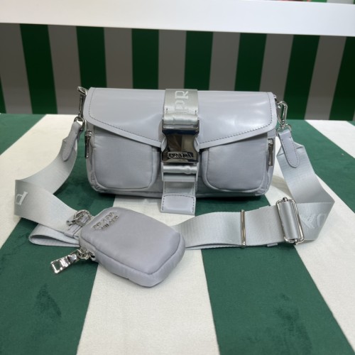  Handbags Prada 1BD295  size:22*7.5*14 cm