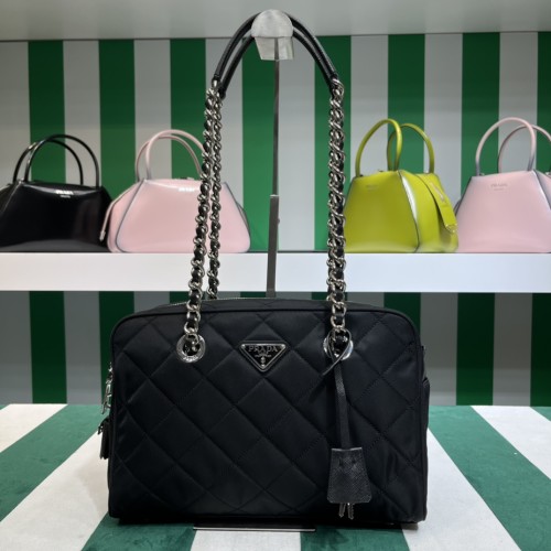  Handbags Prada BL0903 size:25.5*18*0.5 cm