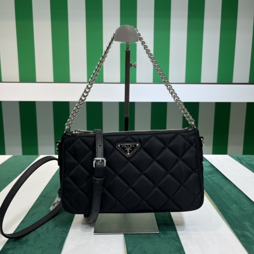  Handbags Prada 1BH026 size:25*14.5*6 cm