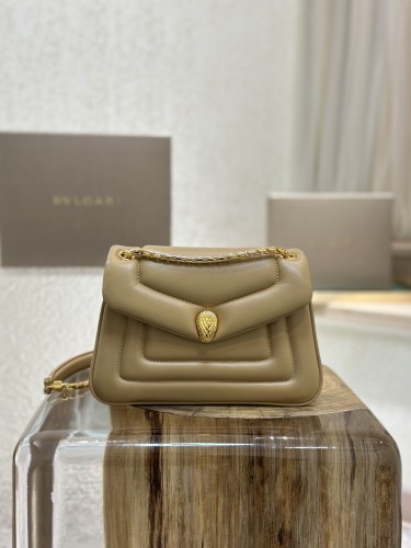  Handbags Bvlgari 292123 size:22.5*15*7 cm