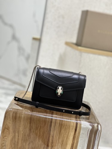  Handbags Bvlgari 289676 size:19-13-7 cm
