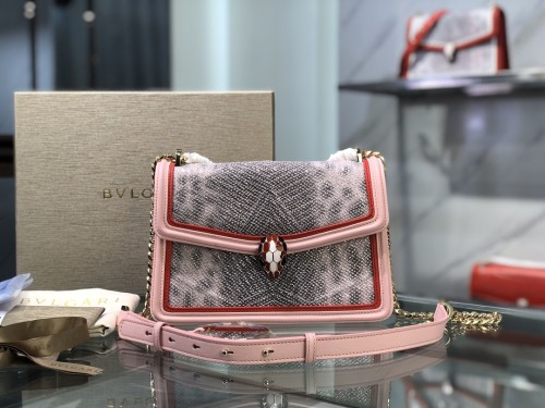  Handbags Bvlgari 287656 size:24*16*6.5 cm