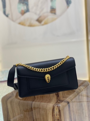  Handbags Bvlgari 293208 size:27.5*18*6.5 cm