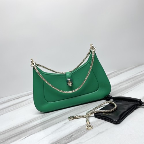  Handbags Bvlgari 293208 size:27.5*18*3.5 cm