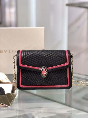  Handbags Bvlgari Serpenti Forever 288104 size:17*11*5 cm